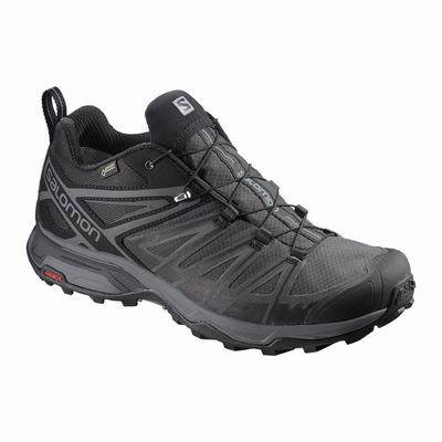 Férfi Salomon X ULTRA 3 GORE-TEX Túracipő SA0376415 Fekete